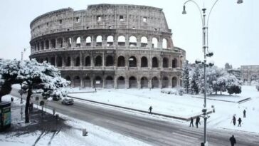 Neve su Roma
