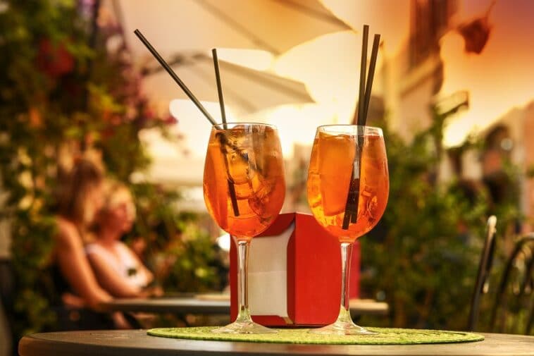 Aperitivo a Roma in terrazza