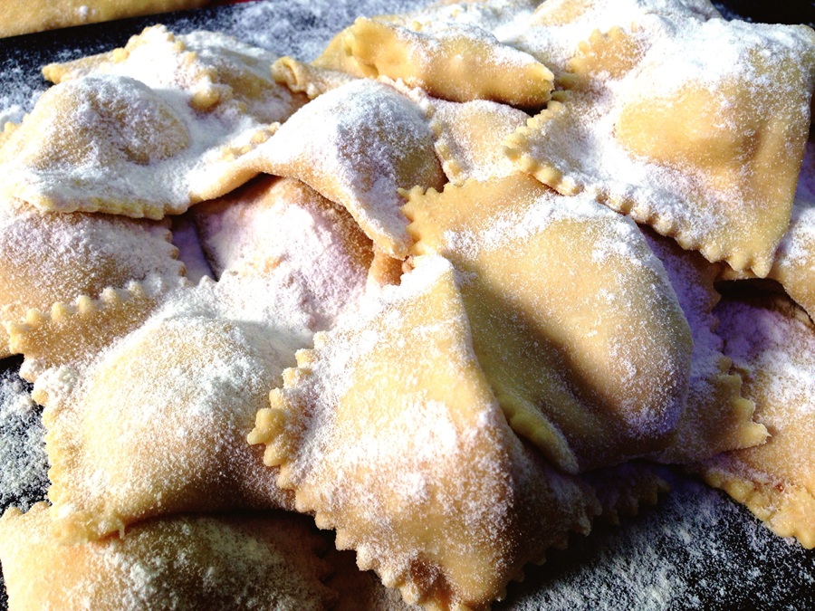 Ravioli dolci Carnevale Roma